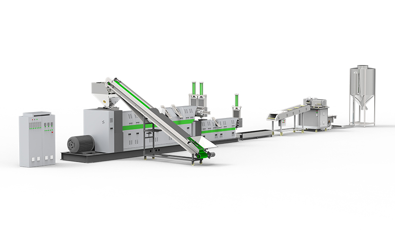 NBT Two-Stage Hard Crushed Material Recycling Pelletizing Unit